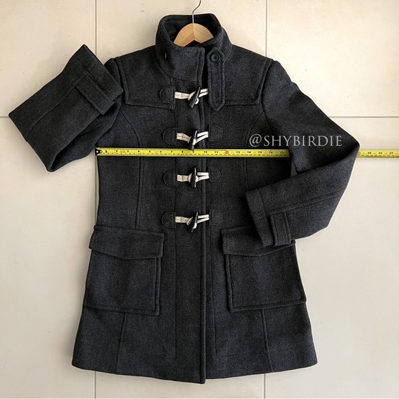 Banana Republic Toggle Wool Tweedy Twill Coat - Picture 10 of 16